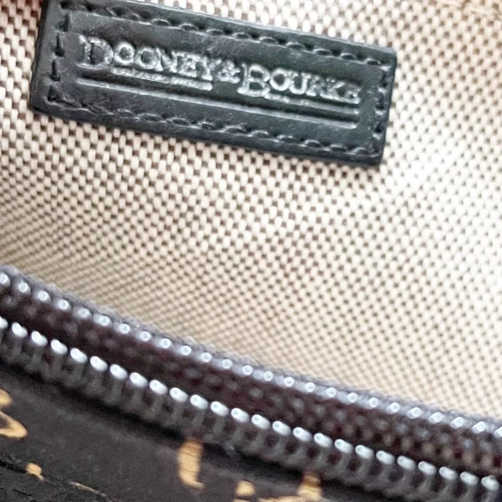 Dooney & Bourke Black Signature Print Purse - Picture 13 of 15